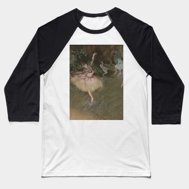 The Star by Edgar Degas Baseball T-Shirt by Classic Art Stall